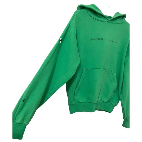 Beyoncé Renaissance World Tour 2023 Hoodie Small Green Sweatshirt Official Merch - Picture 11 of 14